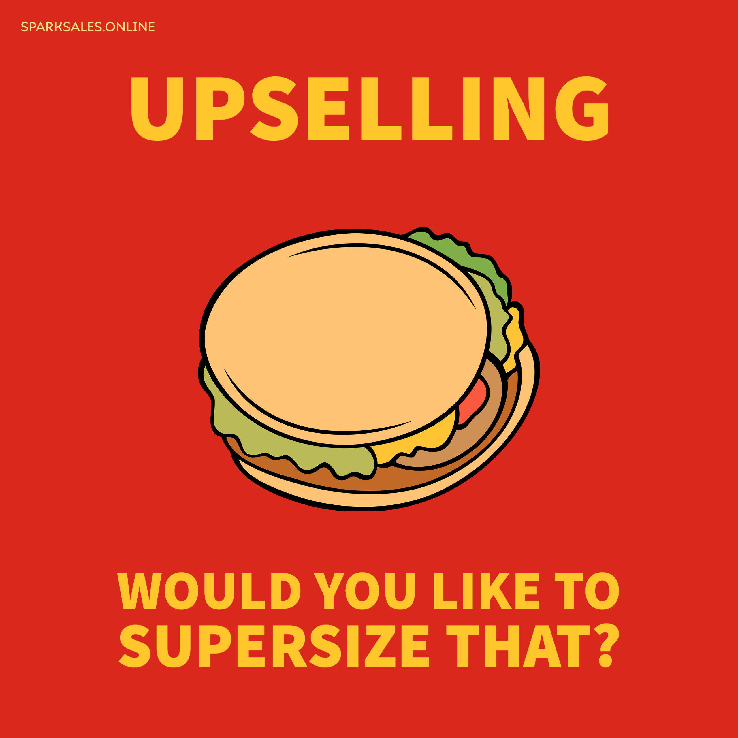 An example of upselling