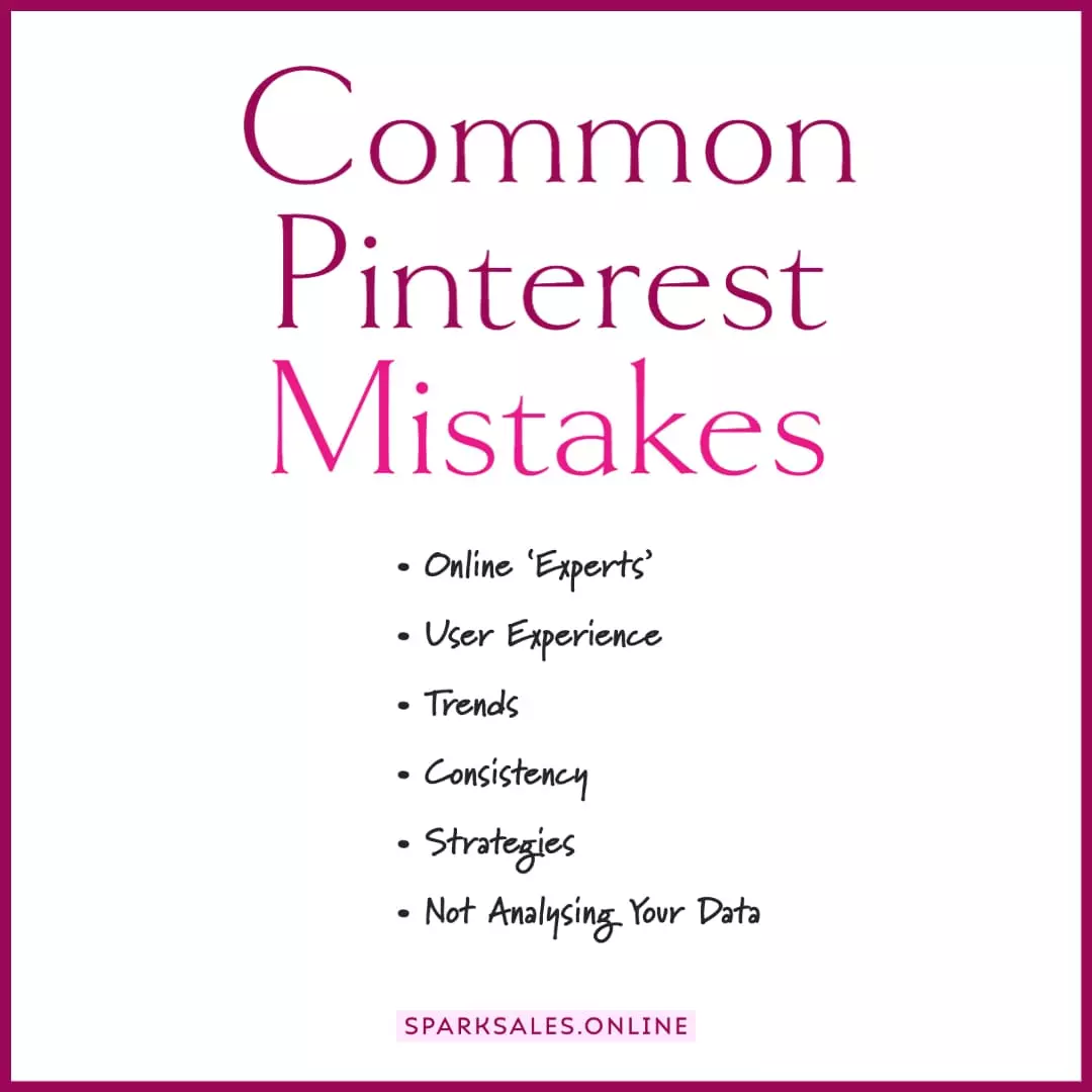 Common Pinterest Mistakes