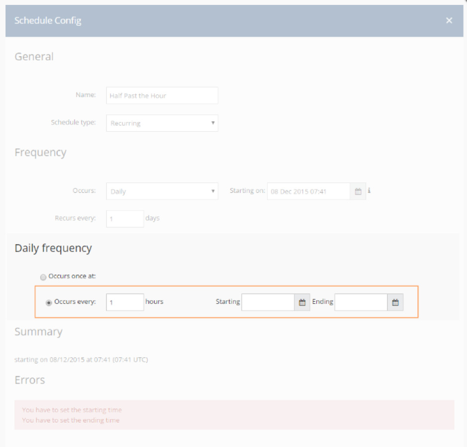 Schedule the import to take place at regular intervals