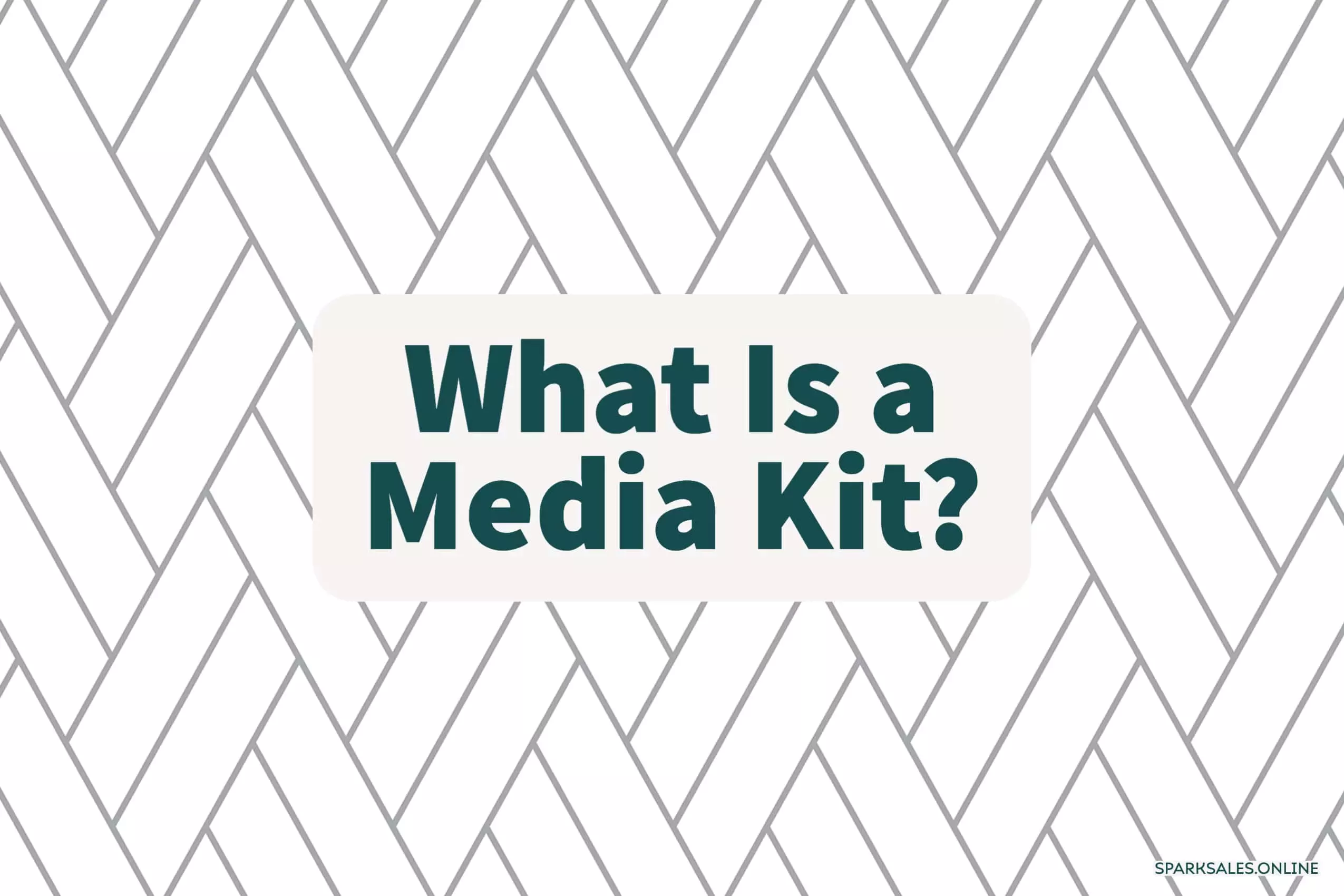 What is a media kit?