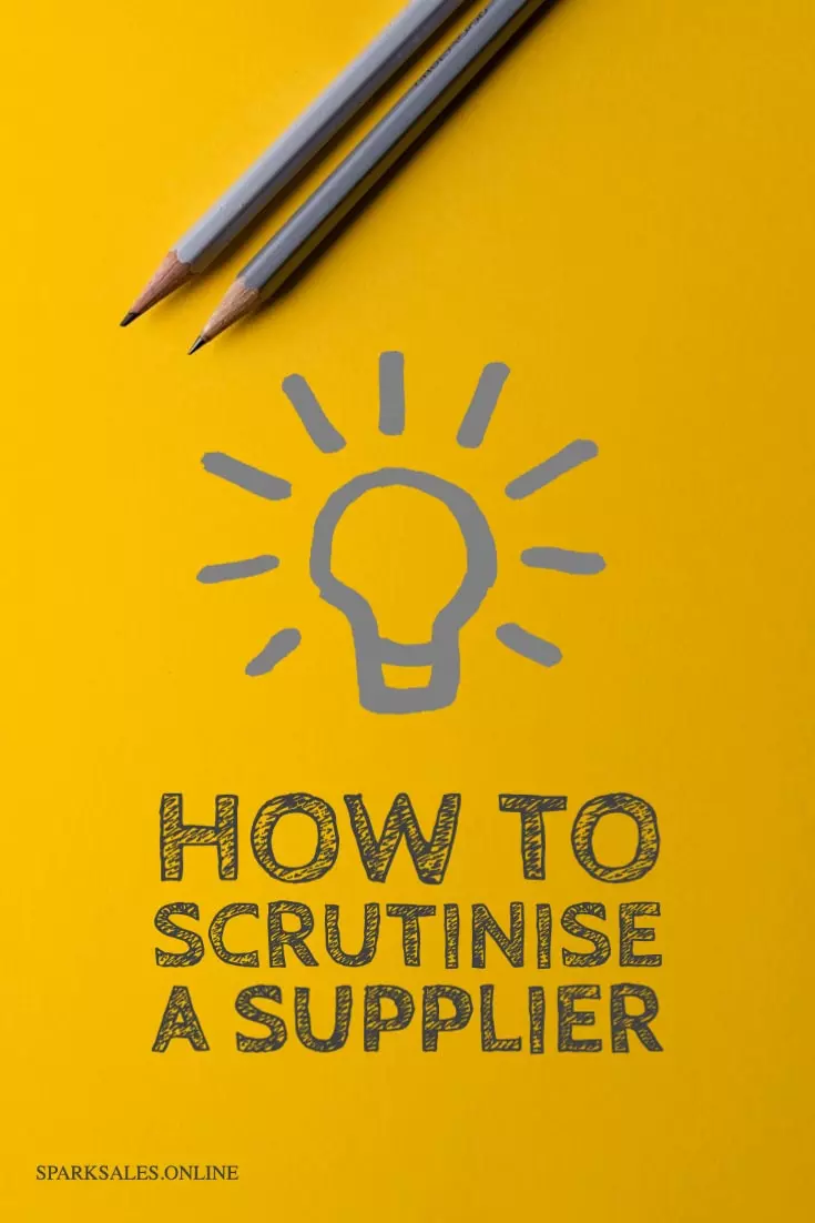 How to Scrutinise a Supplier